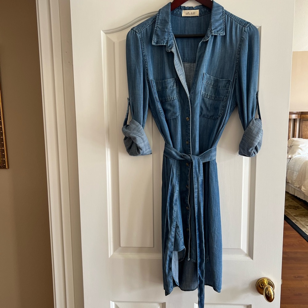 Bella Dahl Light Blue Denim Shirt